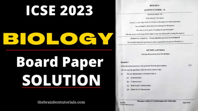 icse-10-biology-paper-2023-answer-key