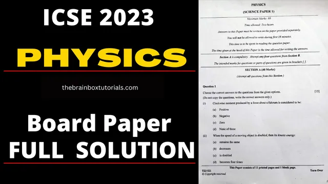 icse-class-10-physics-2023