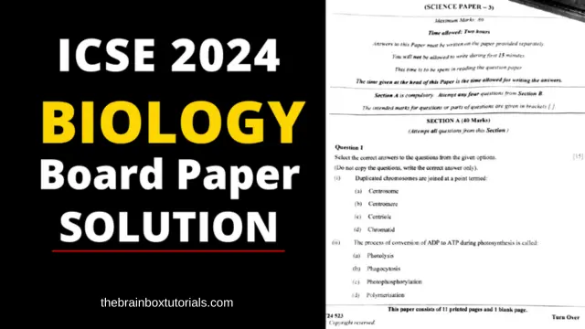 answer-key-to-ICSE-class-10-biology-paper-2024