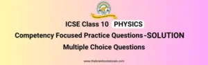 icse-class-10-physics-competency-based-practice-questions-solution